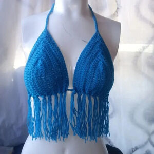 Crochet swim top size small and medium ( bag H )